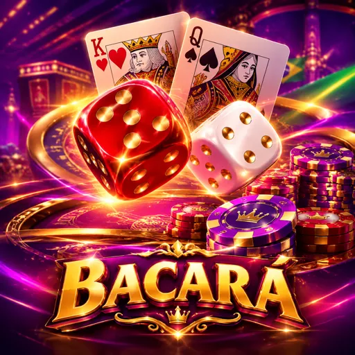 Mesa de bac bo com dados em jogo