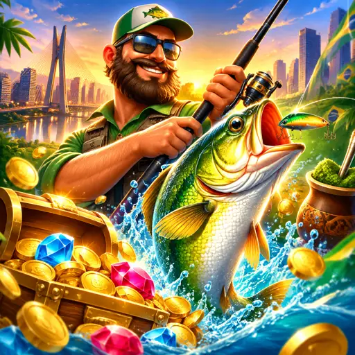 big bass bonanza pescaria com peixe e anzol