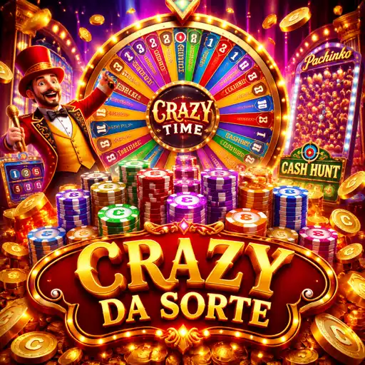 Roda do game show Crazy Time em Full HD