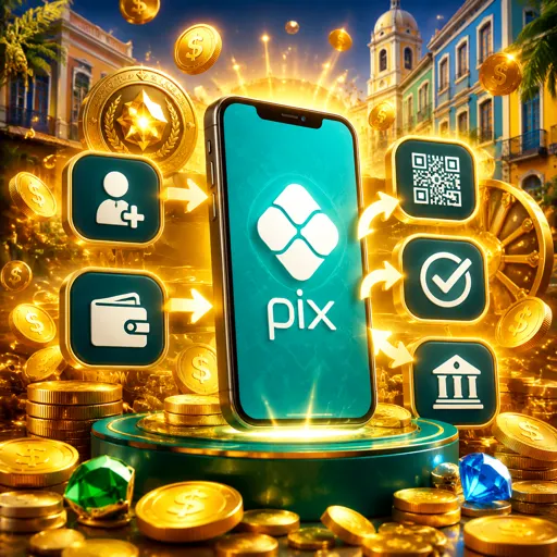 Tela de depósito via PIX com QR Code pronta para escanear no celular